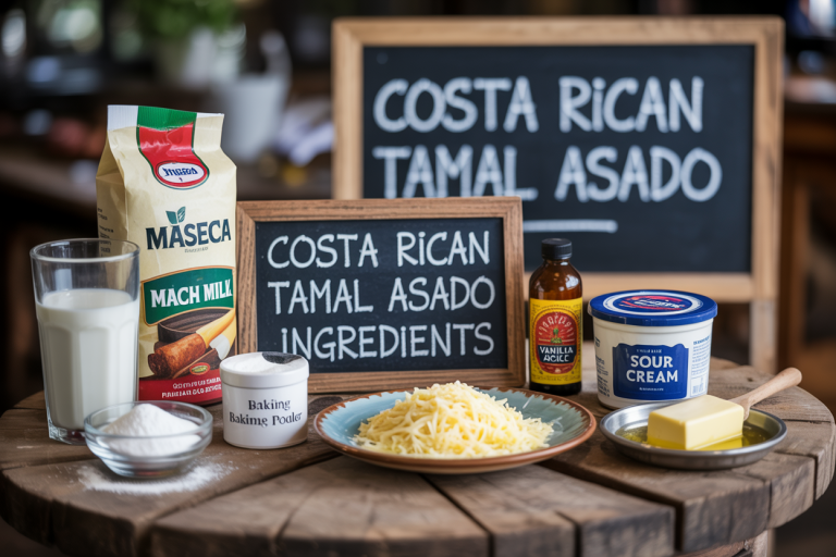 Costa Rican Tamal Asado Ingredients