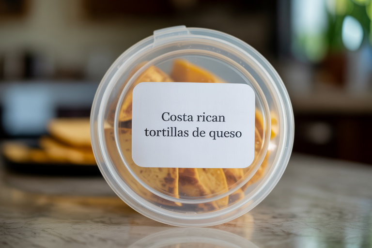 Costa Rican Tortillas de Queso Storage TIps