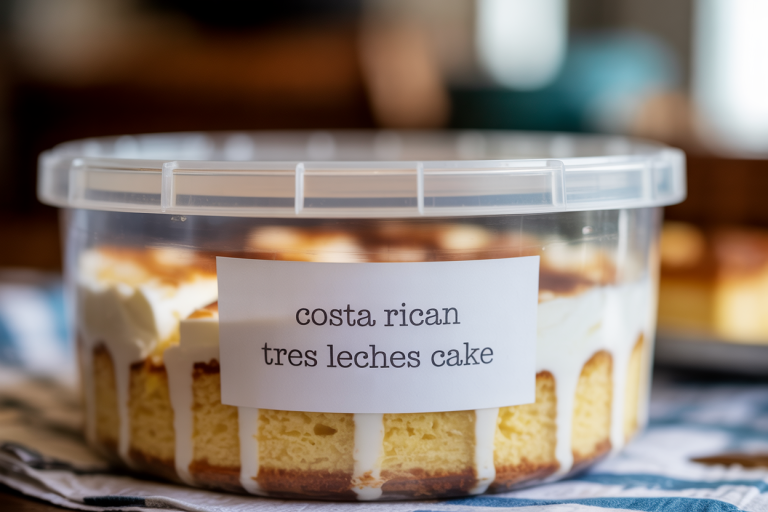 Costa Rican Tres Leches Cake Storage Tips