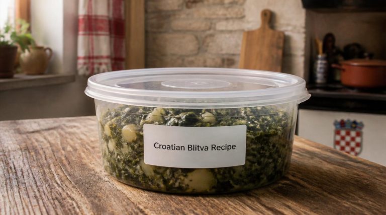 Croatian Blitva Recipe Storage Tips
