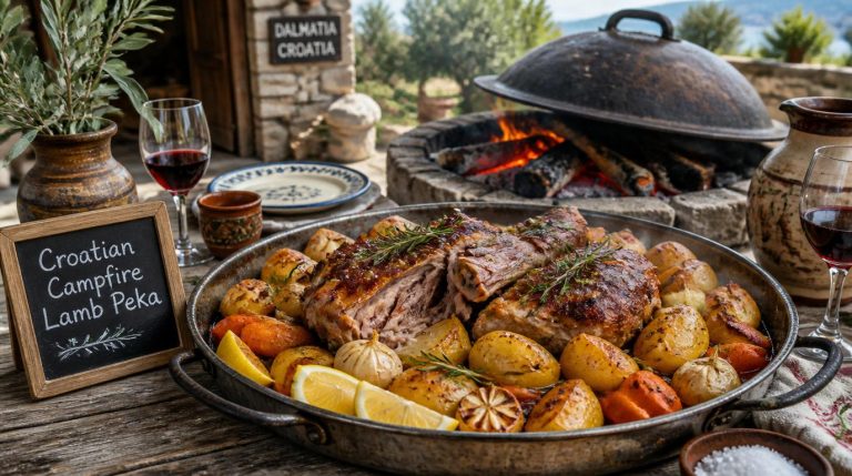 Croatian Campfire Lamb Peka Recipe