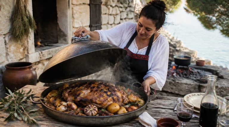 Croatian Campfire Lamb Peka Recipe Cooking TIps