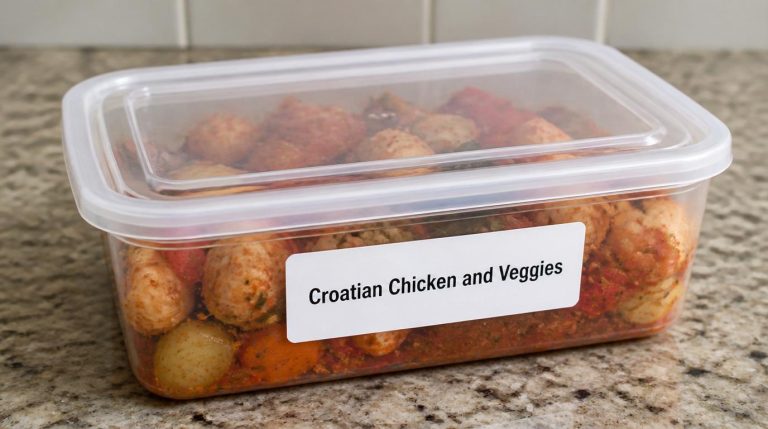 Croatian Chicken and Veggies Recipe Storage Tips