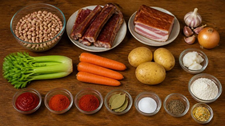 Croatian Grah i Varivah Recipe Ingredients