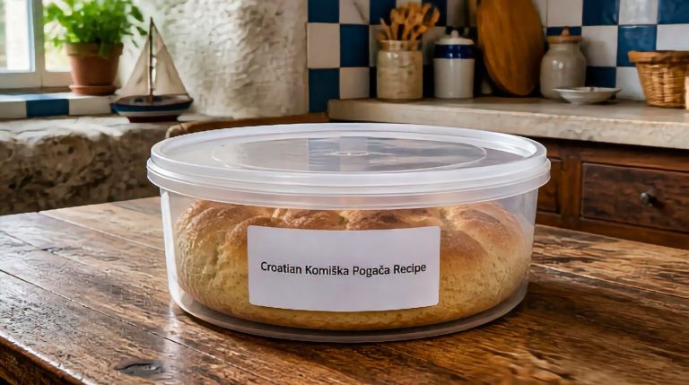 Croatian Komiška Pogača Recipe Storage Tips