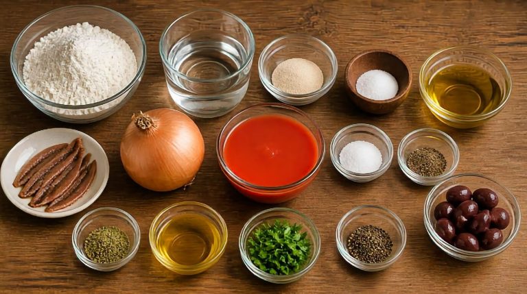 Croatian Komiška Pogača Recipe Ingredients