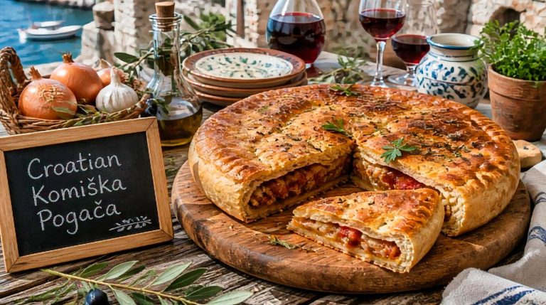 Croatian Komiška Pogača Recipe