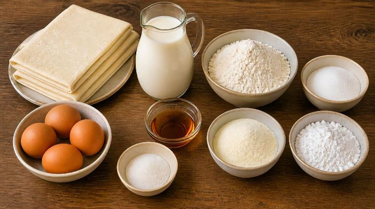 Croatian Kremšnita Recipe Ingredients
