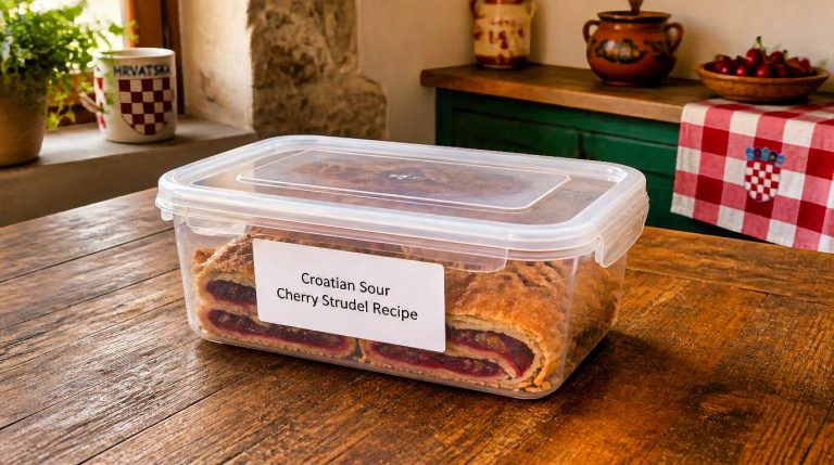 Croatian Sour Cherry Strudel Recipe Storage Tips