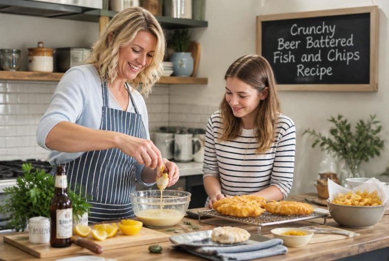 Crunchy Beer Battered Fish and Chips Recipe Cooking Tips