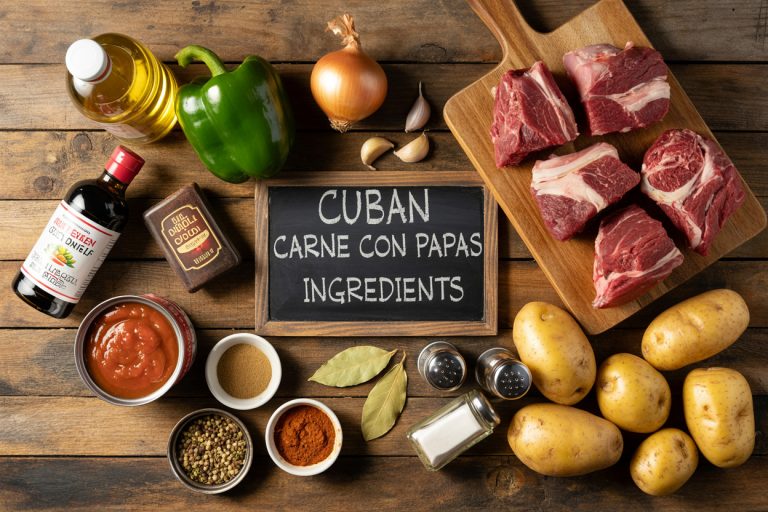 Cuban Carne Con Papas Recipe Ingredients