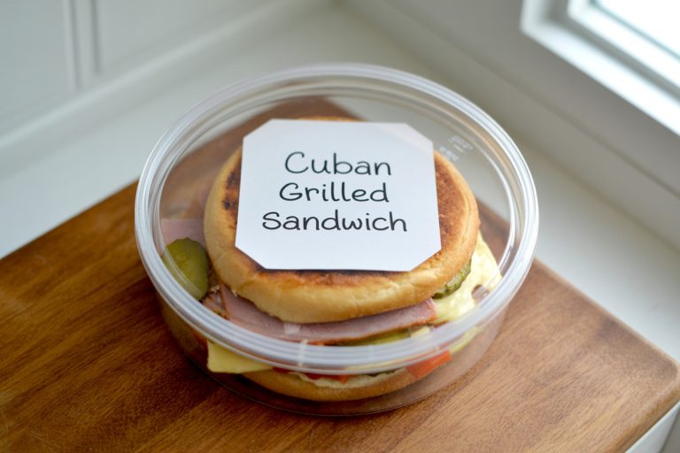 Cuban Grilled Sandwich Storage Tips