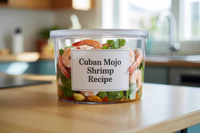 Cuban Mojo Shrimp Recipe Storage TIps