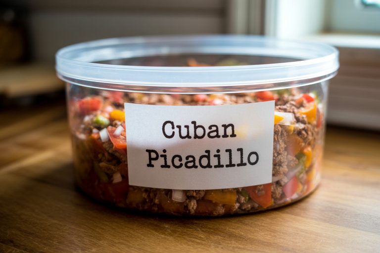 Cuban Picadillo Recipe Storage Tips