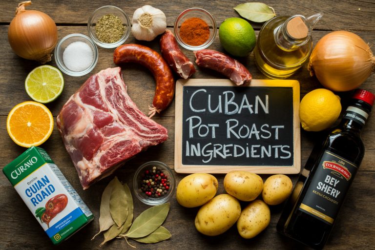 Cuban Pot Roast Ingredients