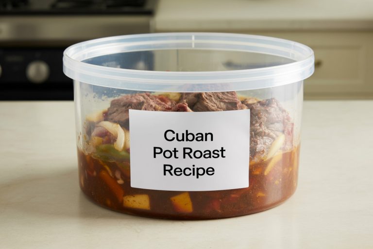 Cuban Pot Roast Storage Tips