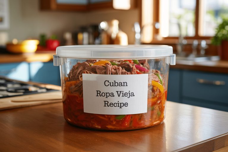 Cuban Ropa Vieja Recipe Storage Tips