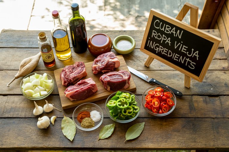 Cuban Ropa Vieja Recipe Ingredients
