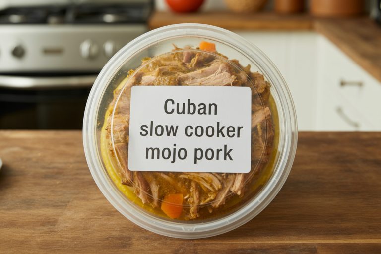 Cuban Slow Cooker Mojo Pork Storage Tips