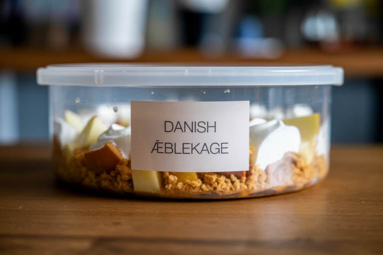 Danish Æblekage Storage Tips