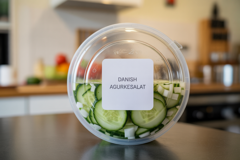 Danish Agurkesalat Storage Tips