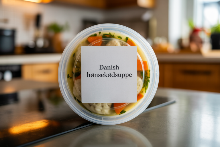 Danish Hønsekødssuppe Storage Tips