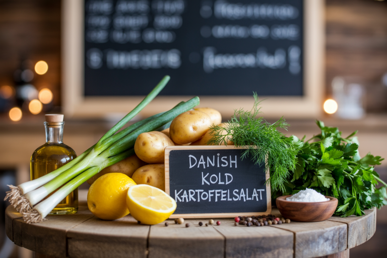 Danish Kold Kartoffelsalat Ingredients