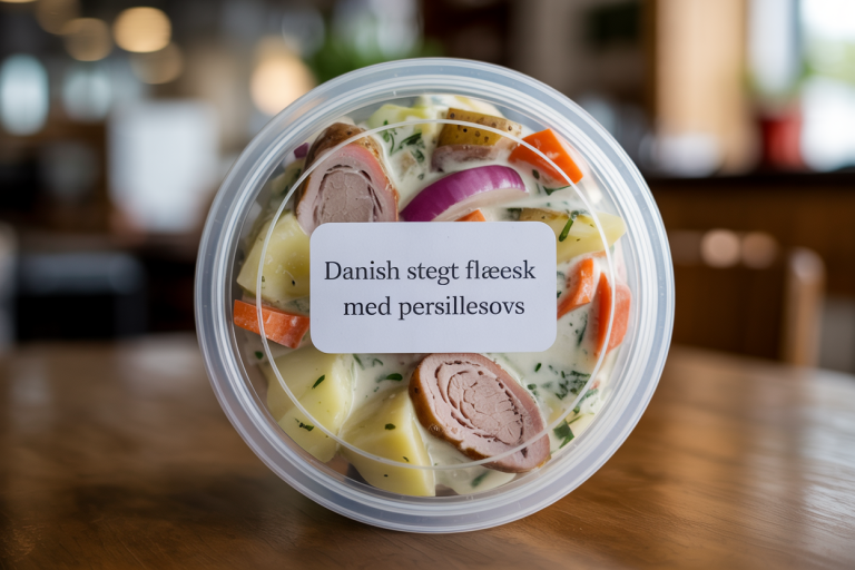 Danish Stegt Flæsk med Persillesovs Recipe Storage