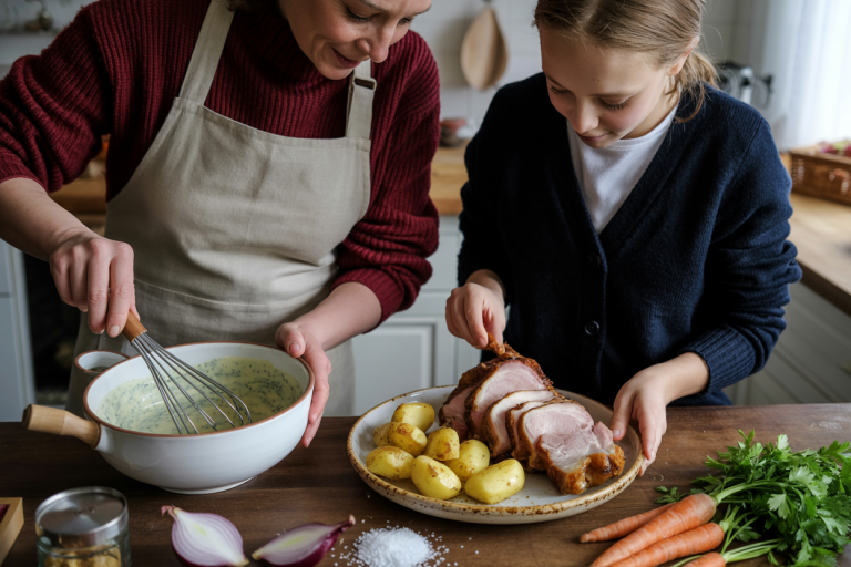 Danish Stegt Flæsk med Persillesovs Recipe Cooking TIps