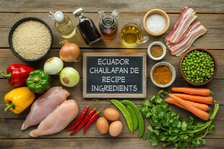 Ecuador Chaulafan de Pollo Recipe Ingredients