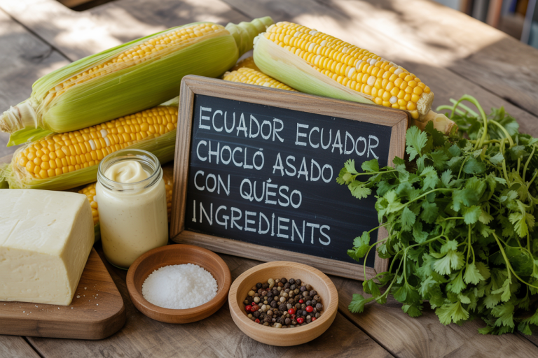 Ecuador Choclo Asado con Queso Recipe