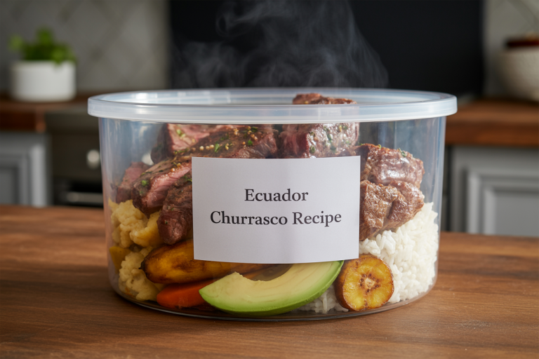 Ecuador Churrasco Recipe Storage TIps