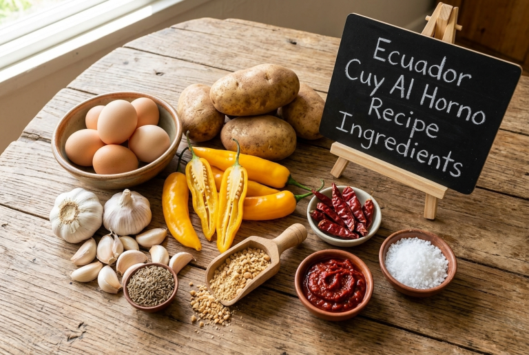 Ecuador Cuy Al Horno Recipe Ingredients