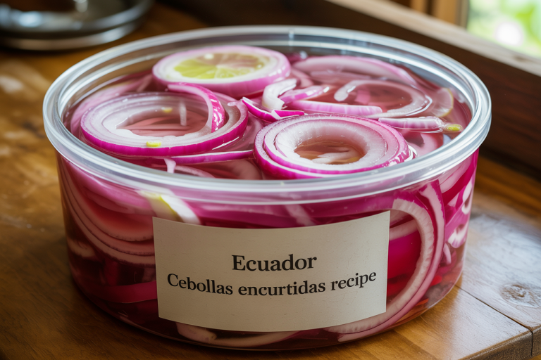 Ecuador Ecuador Cebollas Encurtidas Recipe Cooking TIps
