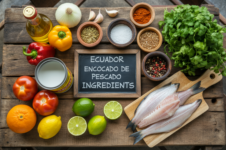 Ecuador Encocado de Pescado Recipe Ingredients