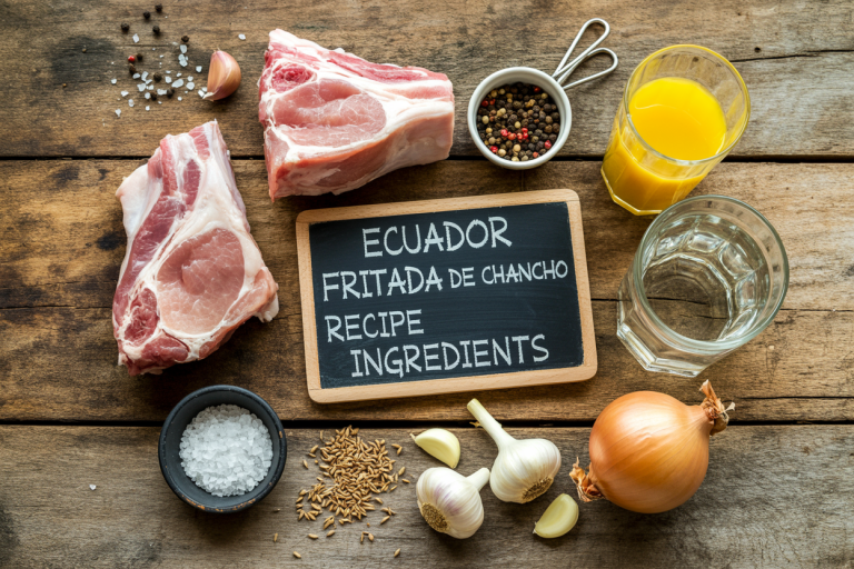 Ecuador Fritada de Chancho Recipe Ingredients