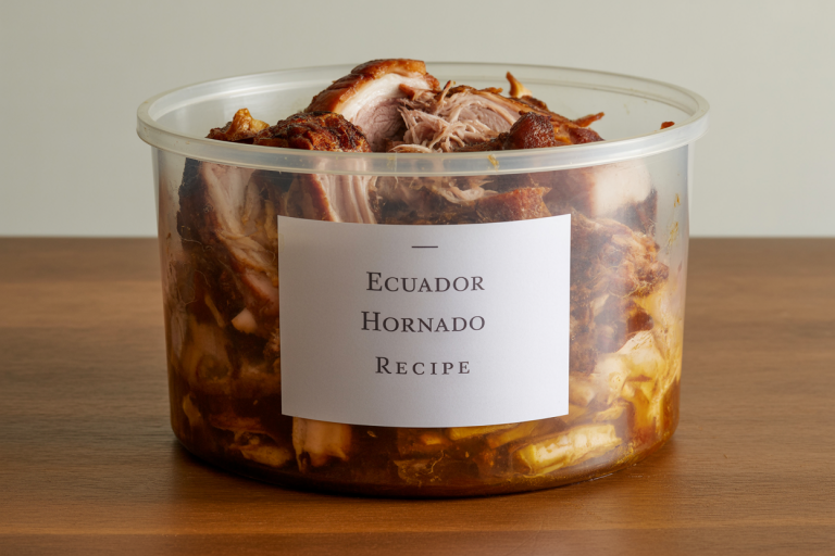 Ecuador Hornado Recipe Storage Tips