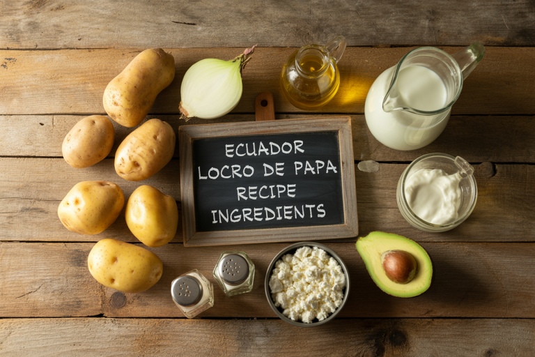 Ecuador Locro de Papa Recipe Ingredients