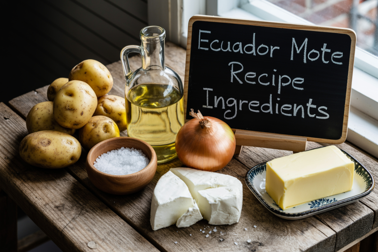Ecuador Mote Recipe Ingredients
