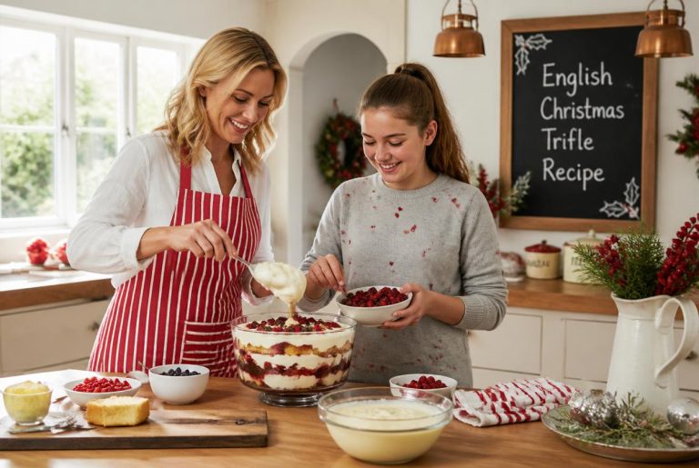 English Christmas Trifle Recipe Cooking Tips
