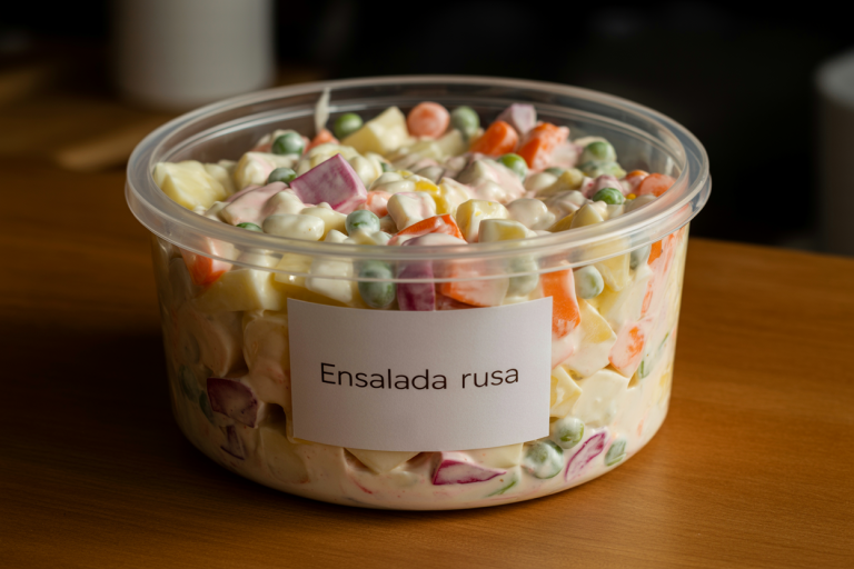 Ensalada Rusa Storage TIps