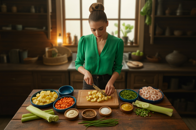 Ensalada de Papas con Camarones Cooking Tips