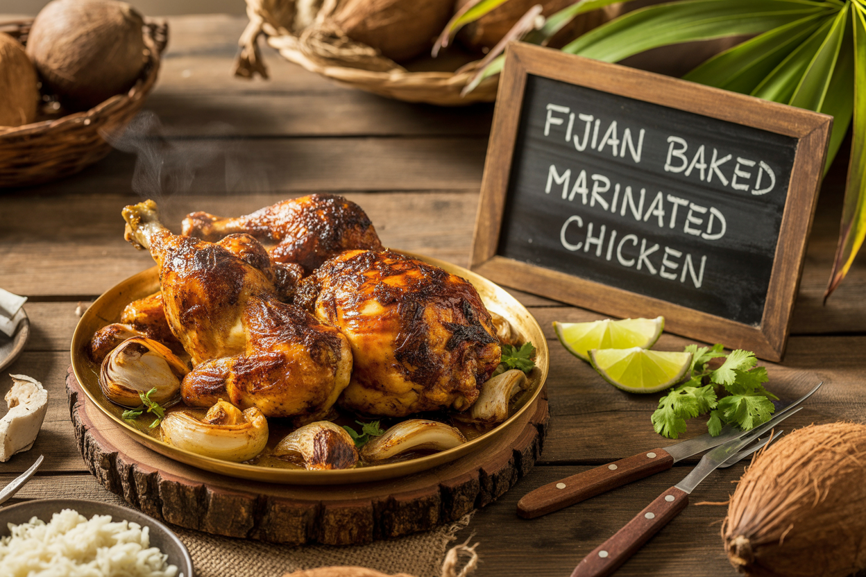 Fijian Baked Marinated Chicken