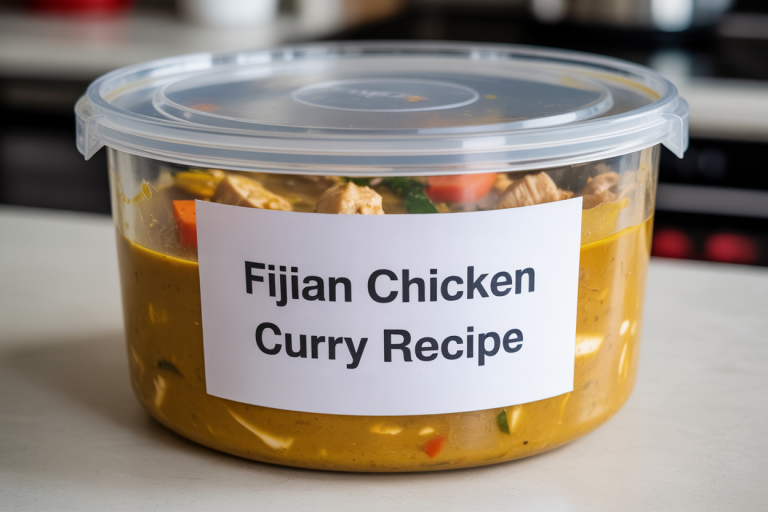 Fijian Chicken Curry Recipe Storage Tips