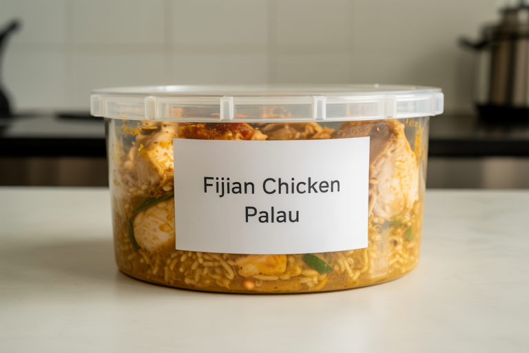 Fijian Chicken Palau Storage Tips