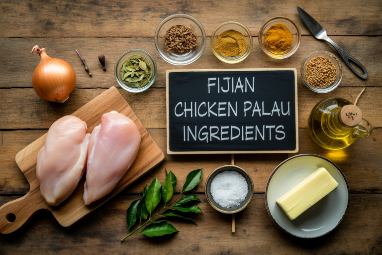 Fijian Chicken Palau Ingredients