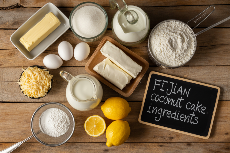 Fijian Coconut Cake Ingredients