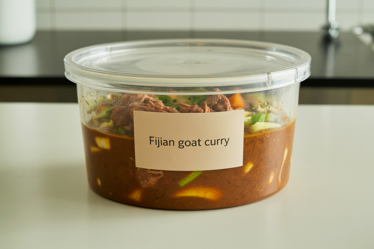 Fijian Goat Curry Storage TIps