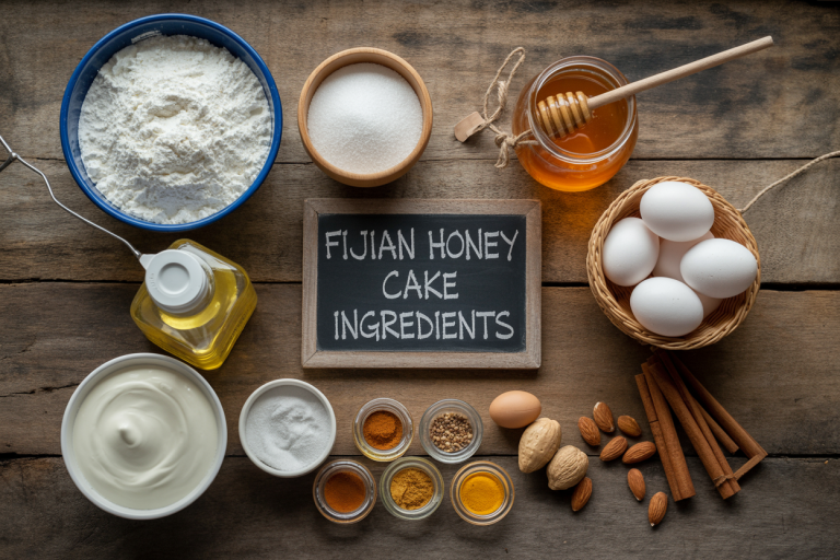 Fijian Honey Cake Ingredients