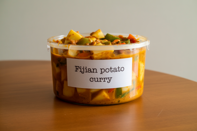 Fijian Potato Curry Storage TIps